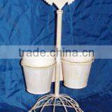 Metal Flower Pot With Stand thumbnail-1