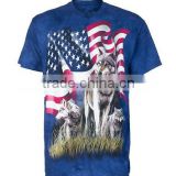 Professional custome design full sublimation printing t shirt