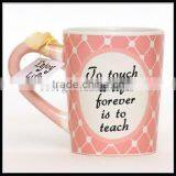 Hot Selling Novelty Ceramic Mug With Spoon thumbnail-1