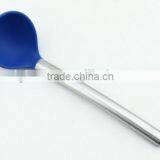 Kitchen Utensil Silicone Function Soup Ladle With Stainless Steel Handle thumbnail-1