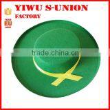 Party Green Zorro Hat Carnival Flat Wide Brim Decoration Carnival Zorro Hat