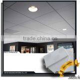 595x595x7 PVC Laminated Stick-on Gypsum Ceiling Tiles