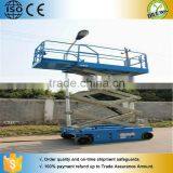 Electric Warehouse / Garage / Stock / Storage Use Vertical Cargo Lift / Self Propelled Scissor Lift thumbnail-1