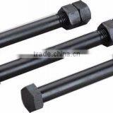 Black Double Threaded Stud Bolt And Nut Made in China thumbnail-5
