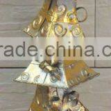 2014 Gold Metal Spiral Christmas Tree Tabletop Decoration Wholesale thumbnail-1