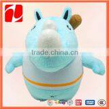 OEM Cute Blue Baby Small Plush Hippo Toy