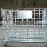 Galvanized Wholesale Folding Metal Turnover Basket thumbnail-5