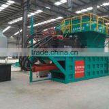 Horizontal Hydraulic Press Baler Waste Paper, Cardboard, PET Baling Machine With Conveyor thumbnail-2