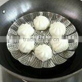 Vegetable Steamer Basket 100% Stainless Steel,Foldable thumbnail-4