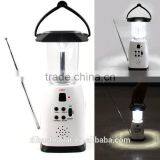 FM Radio Solar Power and Emergency Crank Solar Lantern thumbnail-1