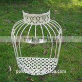 Useful Vintage Metal S/2 Wall Shelf Wall Planter Holder thumbnail-2