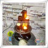 Tabletop Deocartion Pillars Bronze Interior Candle Water Fountains thumbnail-1