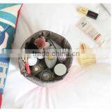 New Han Edition Cylinder Large Volume Waterproof Draw String Washing Digital Multifunctional Travel to Receive Cosmetic Bag thumbnail-2