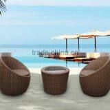 Patio Leisure Outdoor Rattan Garden Furniture Table Chair Set thumbnail-1
