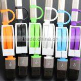 Custom Logo Printed Retractable 2 in 1 USB Data/Sync Charger Cable for Gift Promotion thumbnail-1