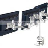 Triple Desk LCD Monitor Arm thumbnail-1