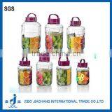 Clear Large Sealed Glass Jar With Lid thumbnail-1