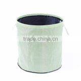 Folding Laundry Hamper With Closing, Bathroom Basket , With Cotton Rope Tote thumbnail-1