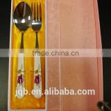 porcelain handle flatware set stainless steel cutlery set