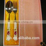 Porcelain Handle Flatware Set Stainless Steel Cutlery Set thumbnail-1