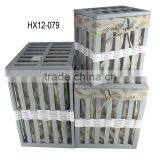 Wooden Box Wholesale Set of 3 thumbnail-1