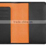 Customized Personalized Black Grain Leather Passport Holder With Card Slot thumbnail-6