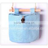 Zakka Fabric Incorporating Multi - Functional Sundries Organizer Color Water Proof Storage Bag Hanging Jewelry thumbnail-5