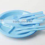 Plastic Dinnerware Set Lunch Box for Kids Food Containers thumbnail-1