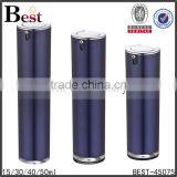 15ml 30ml 50ml Bottle Special Triangle Shape Gold Color Acrylic Body Lotion Bottle With Pump thumbnail-4