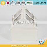 Set of 4 Unique Galvanized Iron Powder Coating Cheap Flower Little Plant Pots Small Garden Planters thumbnail-4