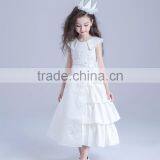 2017 Children Dress Embroidery Design Child Long Wedding Dress thumbnail-3
