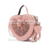 2017 Shoulder Bag for Girls Fashion Handbag Sequines Love Single Shoulder Bag thumbnail-1