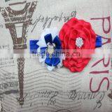 Good Quality Handmade Elastic Girl Toddler Headband For Independence Day Accessories thumbnail-4