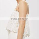 2017 Newest Fashion Embroidered Sling Ladies Jumpsuit With Ruffles thumbnail-4