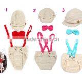 Baby Boy Photo Prop, Hat and Pants Set, Baby Outfit thumbnail-5