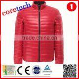 High Quality Cheap Red Outdoor Down Jacket Factory thumbnail-1