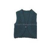 Ultra-short Fork Lapel Cardigan Knitted Sweater thumbnail-1