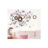 Nontoxic Waterproof Designer Wall Decoration Flower Stickers HB-117, Decal Wall Stickers thumbnail-1