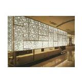 Tinted Decorative Glass Partition For Glass Curtain Walls , 3600*2400mm