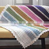 DIY Craft Kits Afghan Blanket Sets Easy Chunky Crochet V-stitch Knitted Craft Kit thumbnail-1