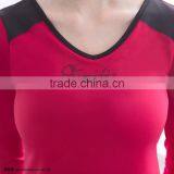 High Quality Fitness Clothing Women Long Sleeve Tee thumbnail-3