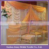BCK005 Fancy and Popular Elegant Wedding and Banquet Chiffon Backdrop Decorations thumbnail-1
