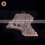 Wr Promotion Crafts Rare Bronze Polygon Medals Collectible Metal Award Medal for Athlete thumbnail-1