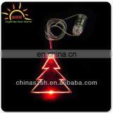Christmas Tree Shape Flashing Plastic LED Light up Necklace