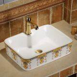 Wholesale Factory Ceramic Art New Design Bathroom Wash Sinks Basin