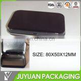 Smal Metal Tin Box With Hinge for Candy Mint Sweet Pill Storage