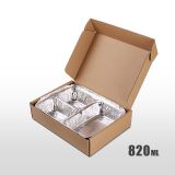 Custom made takeout food packaging cardboard box rectangular pizza box