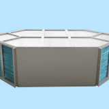 Heat Exchanger,Hexagon , Hydrophilic Aluminum Foil, Energy Recovery ,Waste Heat Recovery,Ventilation and Air Change Equipment thumbnail-4