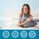 Natural Hypoallergenic Breathability Cozy Summer Bamboo Fiber Durable Pillowcases thumbnail-4