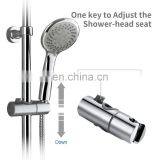 Luxury Thermostiatic Mixer Faucet Brass Diverter Adjustable Height Shower Bar With Rain Shower Head and Hand Shower thumbnail-3